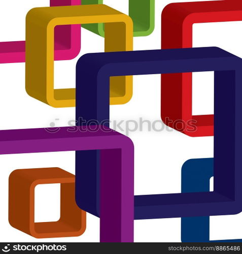 vector square pattern background illustration design