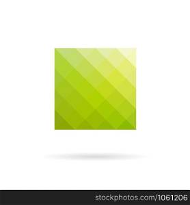 Vector Square sign. green, environment and ecology concept