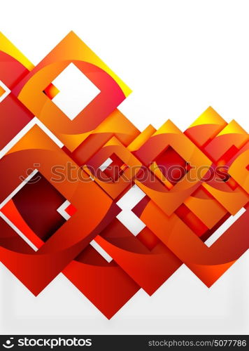 Vector square template background. Vector square template background design
