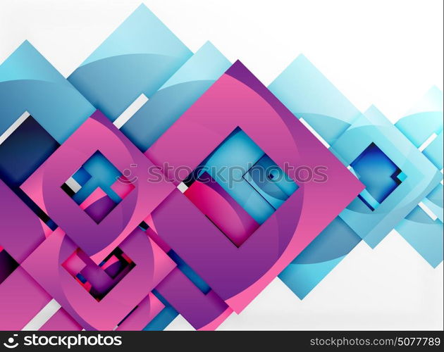 Vector square template background. Vector square template background design