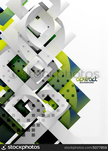 Vector square template background. Vector square template background design