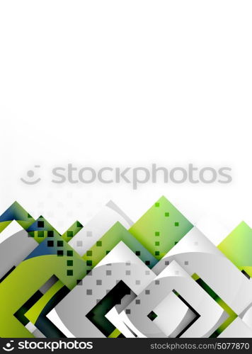 Vector square template background. Vector square template background design