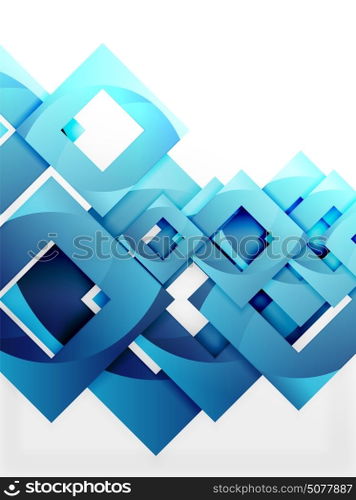 Vector square template background. Vector square template background design