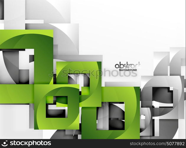 Vector square template background. Vector square template background design