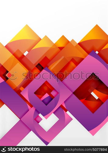 Vector square template background. Vector square template background design