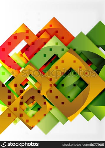 Vector square template background. Vector square template background design