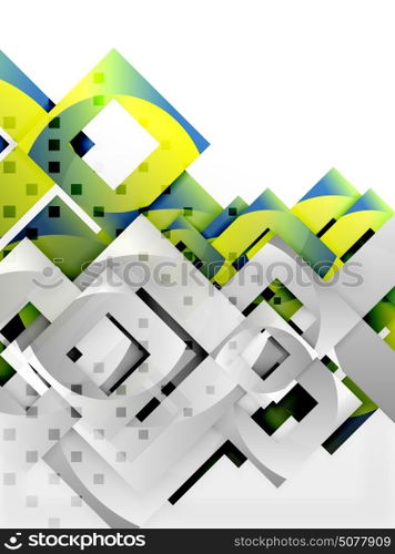 Vector square template background. Vector square template background design