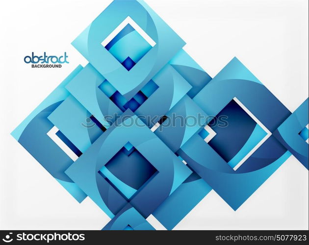 Vector square template background. Vector square template background design