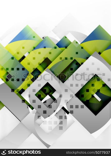 Vector square template background. Vector square template background design