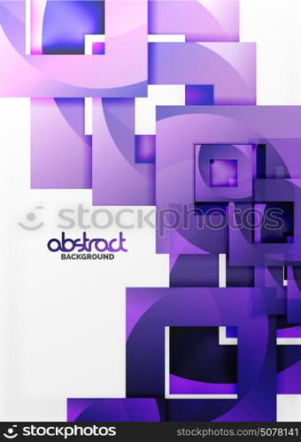 Vector square template background. Vector square template background design