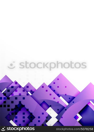 Vector square template background. Vector square template background design