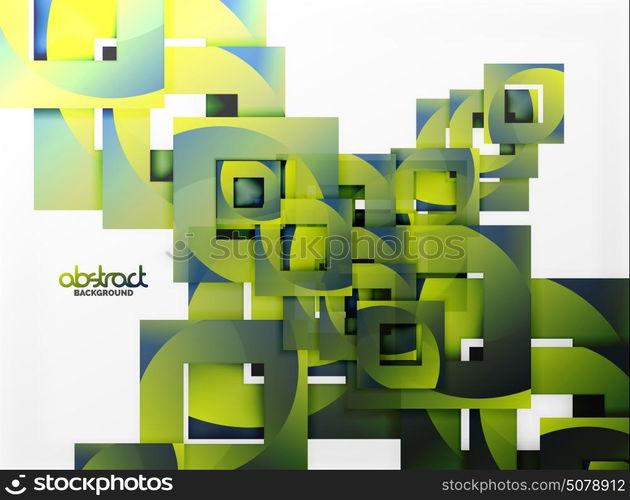 Vector square template background. Vector square template background design