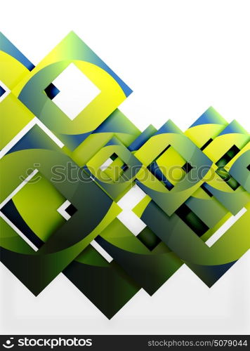 Vector square template background. Vector square template background design