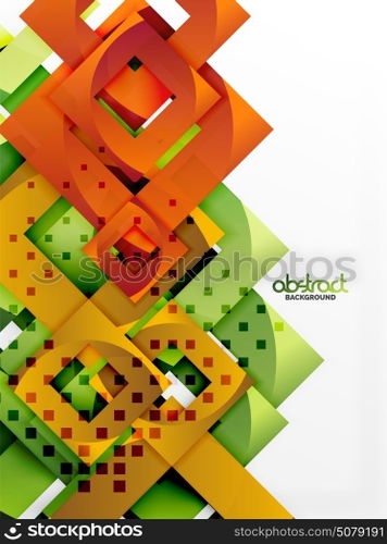 Vector square template background. Vector square template background design