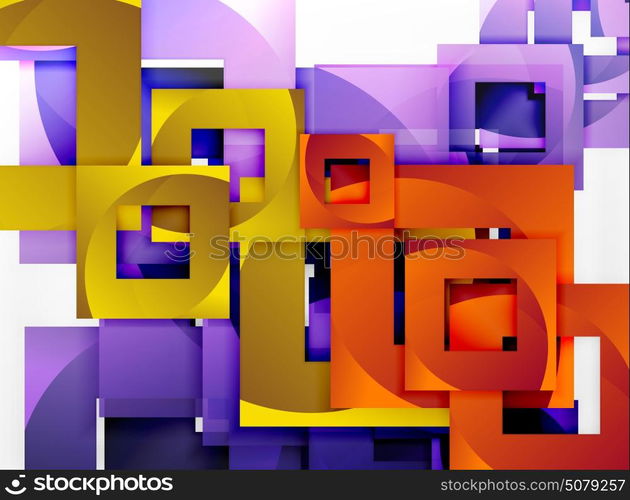 Vector square template background. Vector square template background design