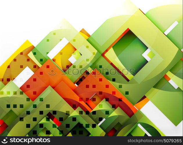 Vector square template background. Vector square template background design