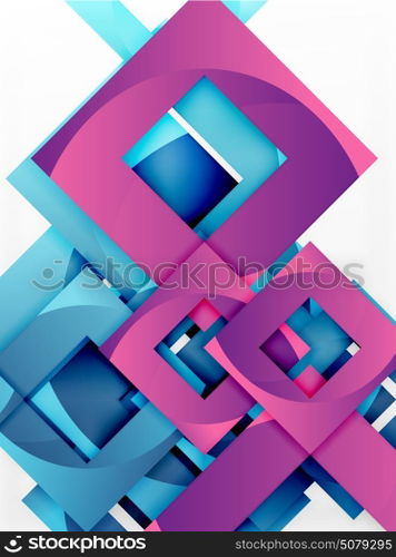 Vector square template background. Vector square template background design