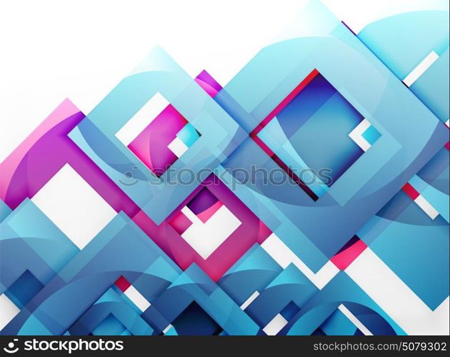 Vector square template background. Vector square template background design