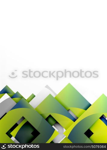 Vector square template background. Vector square template background design
