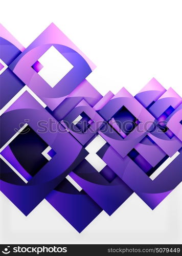 Vector square template background. Vector square template background design