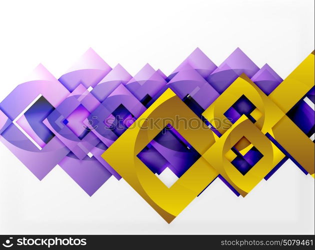 Vector square template background. Vector square template background design