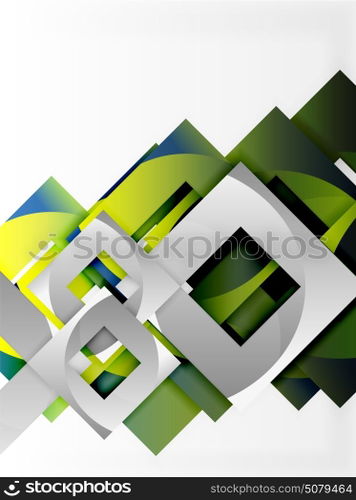 Vector square template background. Vector square template background design
