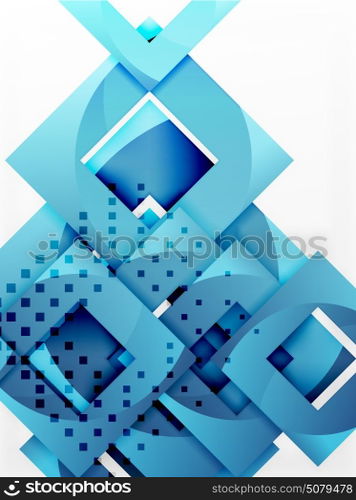 Vector square template background. Vector square template background design