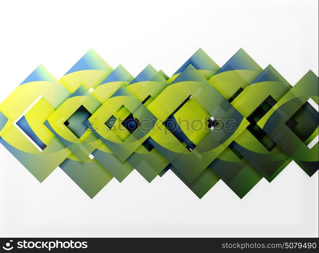 Vector square template background. Vector square template background design