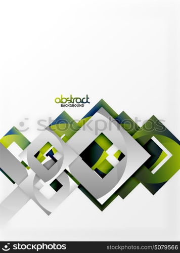 Vector square template background. Vector square template background design