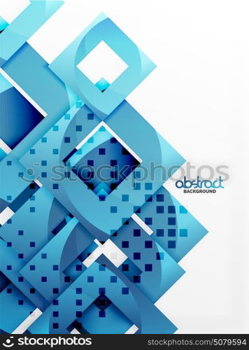 Vector square template background. Vector square template background design