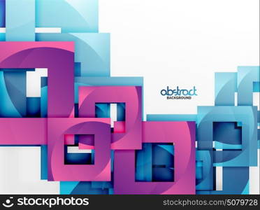 Vector square template background. Vector square template background design