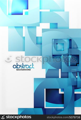 Vector square template background. Vector square template background design