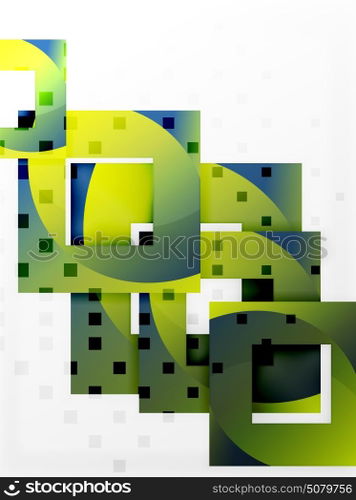 Vector square template background. Vector square template background design