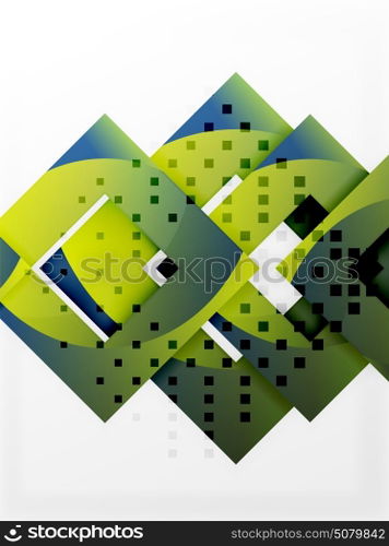 Vector square template background. Vector square template background design