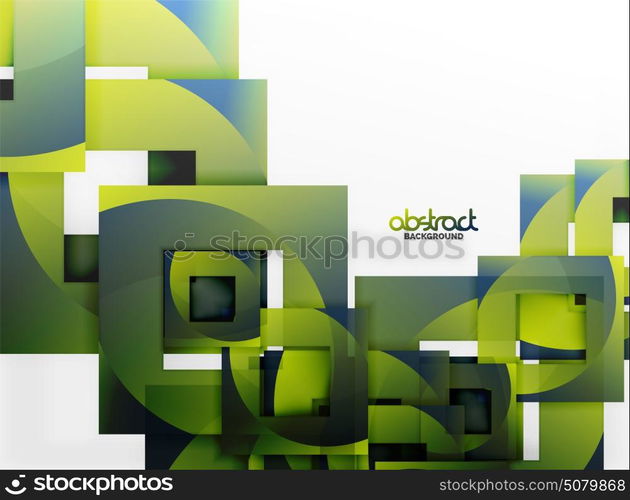 Vector square template background. Vector square template background design