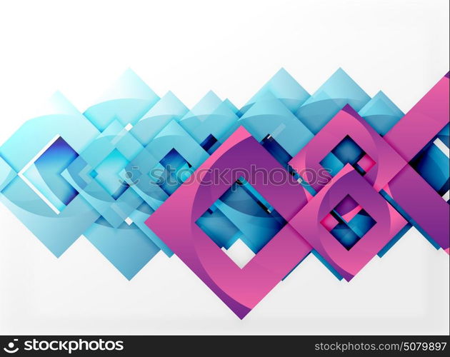 Vector square template background. Vector square template background design