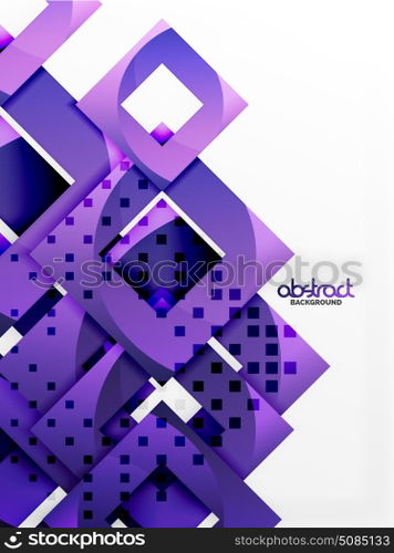 Vector square template background. Vector square template background design
