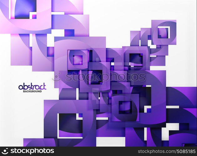 Vector square template background. Vector square template background design