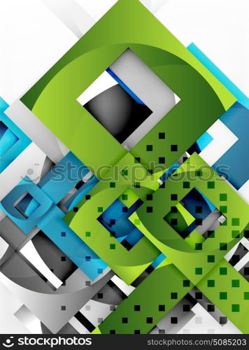 Vector square template background. Vector square template background design