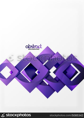 Vector square template background. Vector square template background design