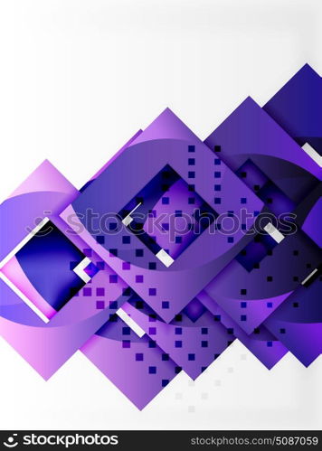 Vector square template background. Vector square template background design