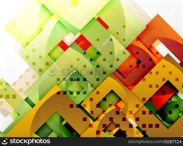 Vector square template background. Vector square template background design