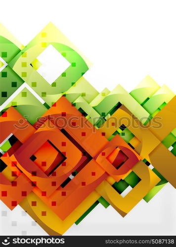 Vector square template background. Vector square template background design