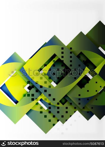 Vector square template background. Vector square template background design