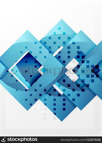 Vector square template background. Vector square template background design