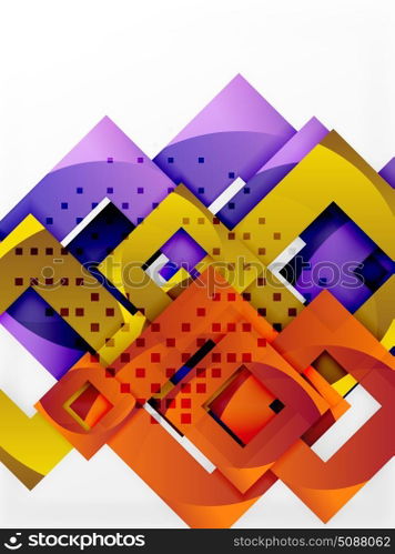 Vector square template background. Vector square template background design