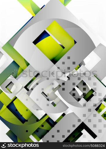 Vector square template background. Vector square template background design