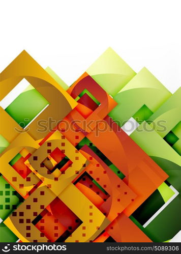 Vector square template background. Vector square template background design