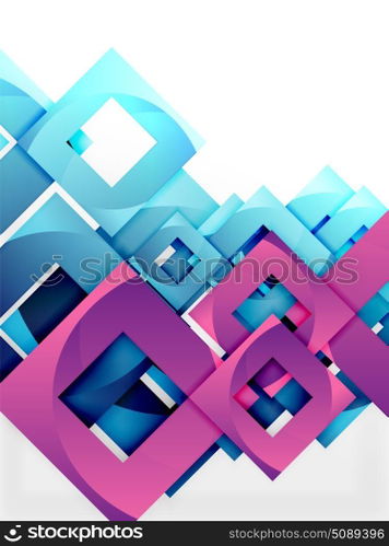 Vector square template background. Vector square template background design