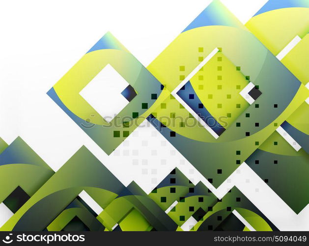 Vector square template background. Vector square template background design